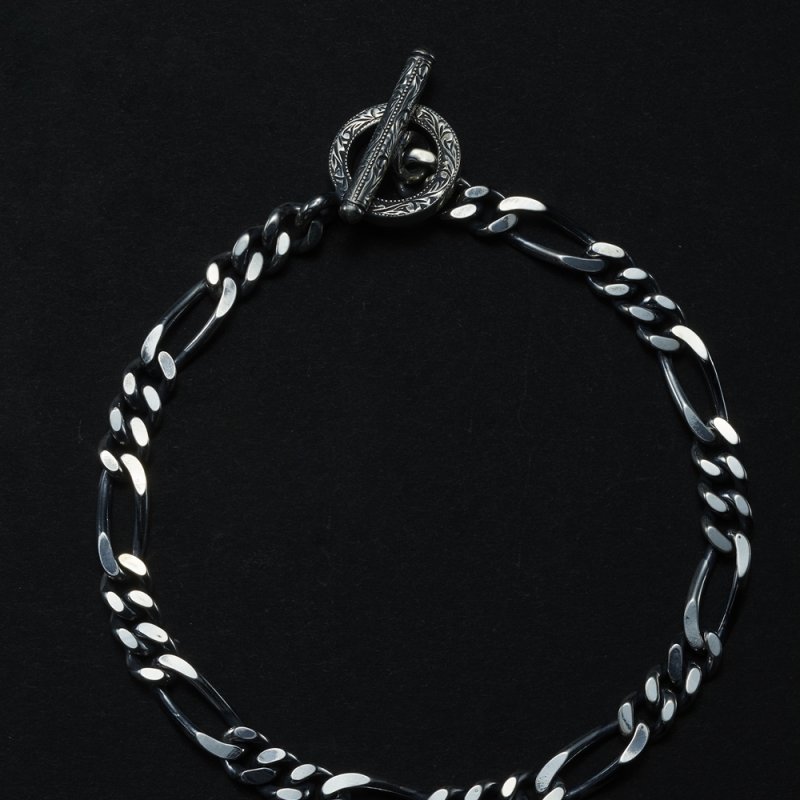 画像2: ANTIDOTE BUYERS CLUB/Figaro Wide Chain Bracelet（Silver）