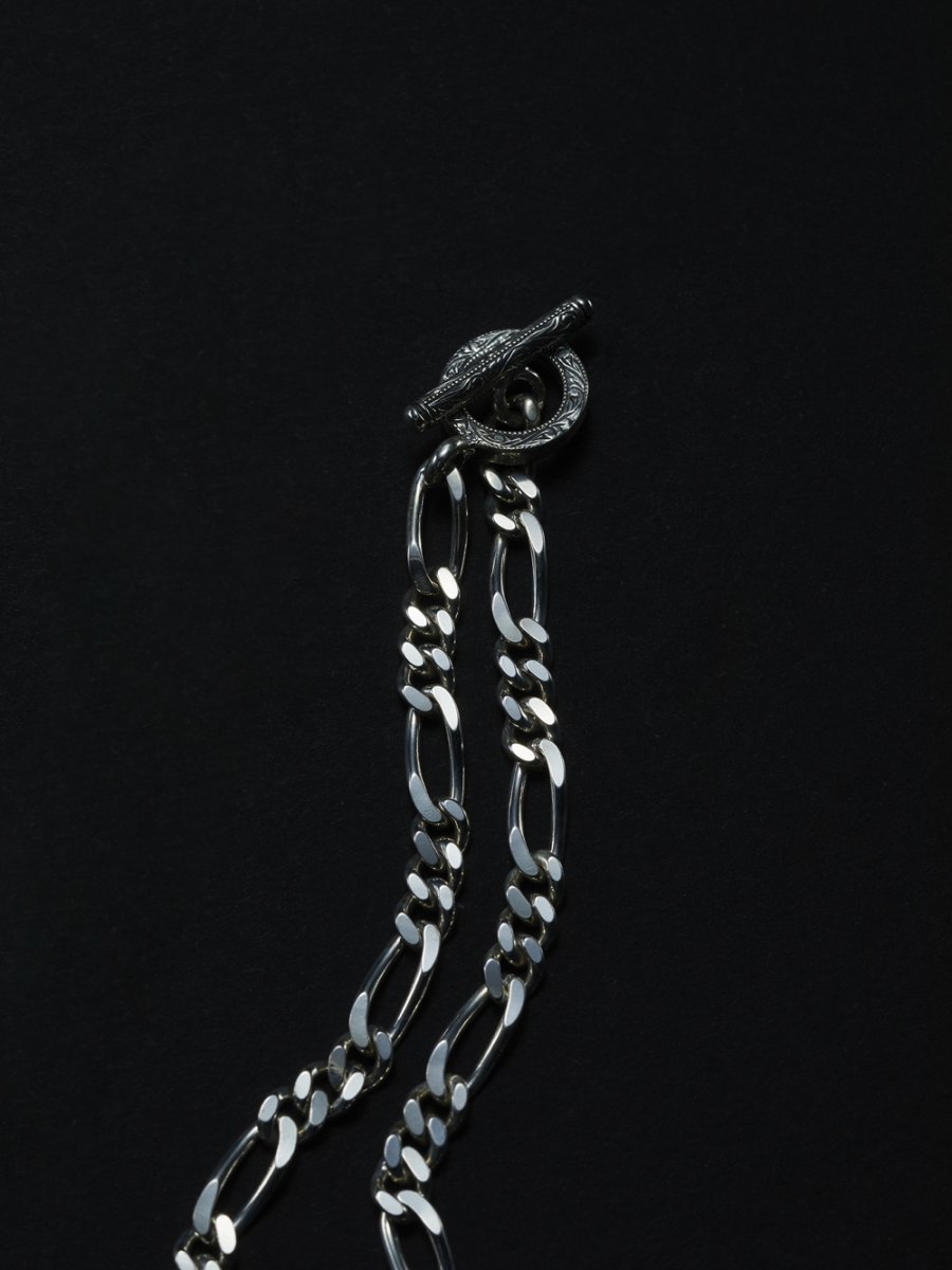 画像2: ANTIDOTE BUYERS CLUB/Figaro Wide Chain（Silver） (2)