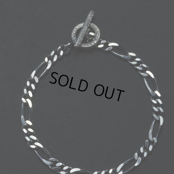画像2: ANTIDOTE BUYERS CLUB/Figaro Wide Chain Bracelet（Silver）［フィガロワイドチェーンブレスレット］