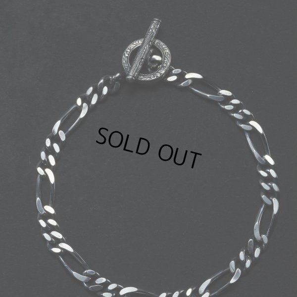 画像2: ANTIDOTE BUYERS CLUB/Figaro Wide Chain Bracelet（Silver）［フィガロワイドチェーンブレスレット］