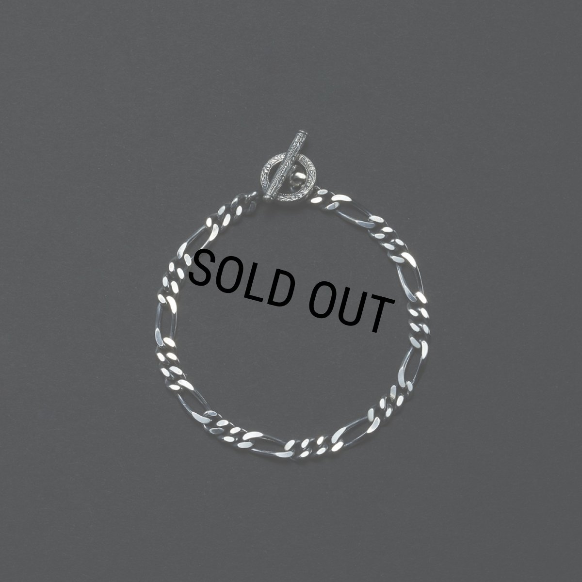 画像1: ANTIDOTE BUYERS CLUB/Figaro Wide Chain Bracelet（Silver） (1)