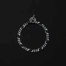 画像1: ANTIDOTE BUYERS CLUB/Figaro Wide Chain Bracelet（Silver） (1)