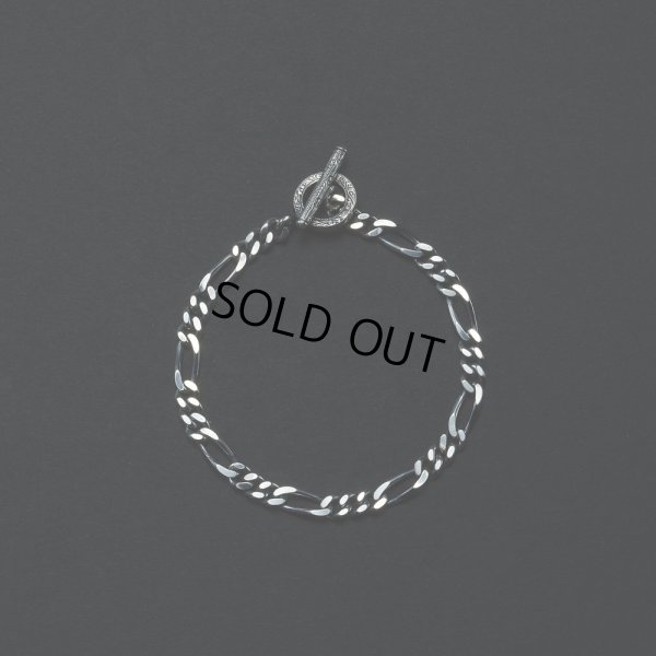 画像1: ANTIDOTE BUYERS CLUB/Figaro Wide Chain Bracelet（Silver）