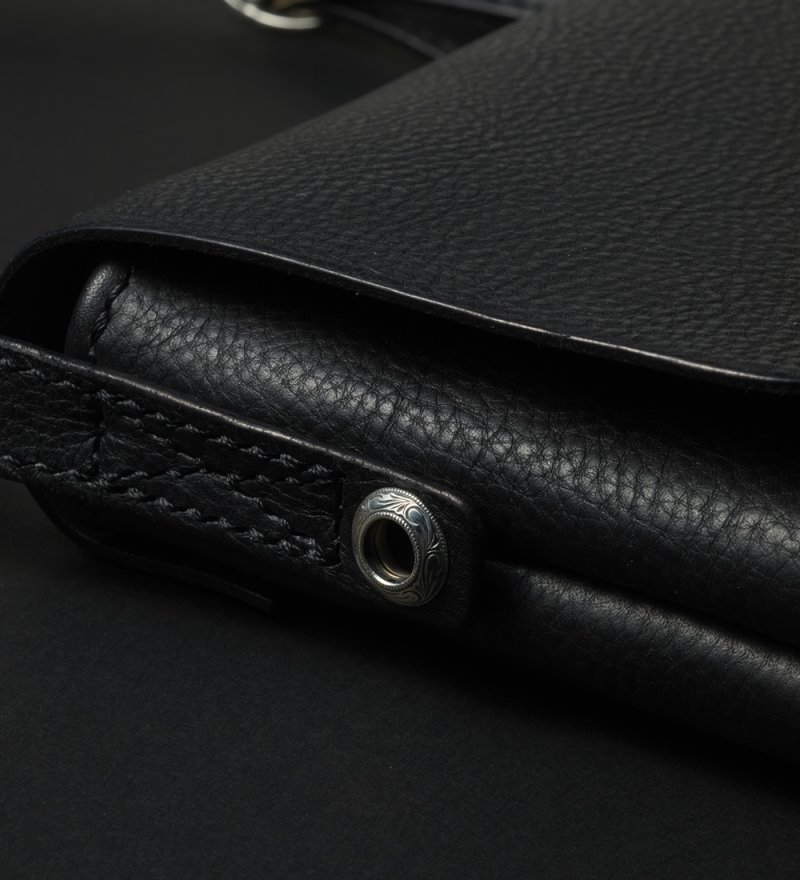 画像3: ANTIDOTE BUYERS CLUB/Leather Compact Shoulder Bag（Black）