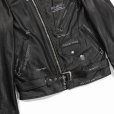画像4: DAIRIKU/Hand Painted Double Leather Jacket（ブラック） 【30%OFF】［ハンドペイントダブルレザーJKT-22春夏］