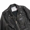 画像3: DAIRIKU/Hand Painted Double Leather Jacket（ブラック） 【30%OFF】［ハンドペイントダブルレザーJKT-22春夏］