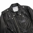 画像6: DAIRIKU/Hand Painted Double Leather Jacket（ブラック） 【30%OFF】［ハンドペイントダブルレザーJKT-22春夏］