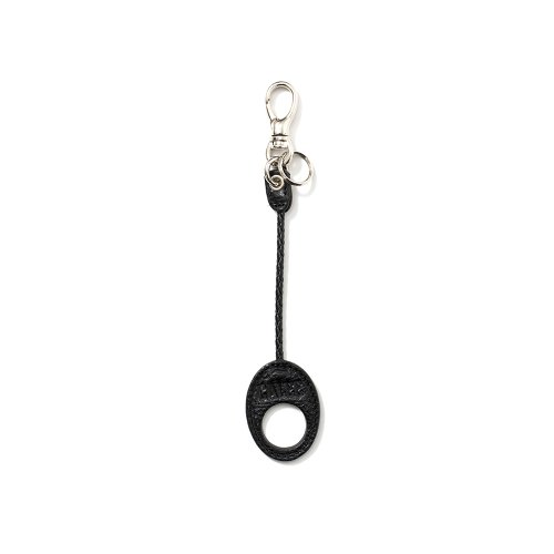 他の写真1: CALEE/Studs & Embossing assort leather key ring（Type D）（ブラック）［レザーキーリング-22春夏］