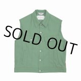 DAIRIKU/Regular Polyester Vest（グリーン）［ポリエステルベスト-22春夏］