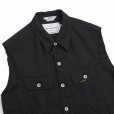 画像3: DAIRIKU/Regular Polyester Vest（ブラック）［ポリエステルベスト-22春夏］ (3)