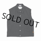 DAIRIKU/Regular Polyester Vest（ブラック）［ポリエステルベスト-22春夏］
