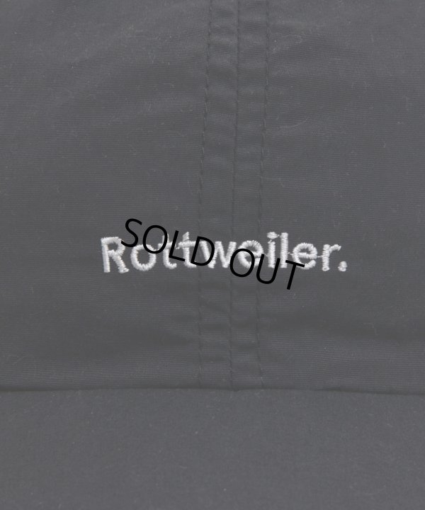画像4: ROTTWEILER/R.W CAP（ブラック）［ナイロンキャップ-22春夏］