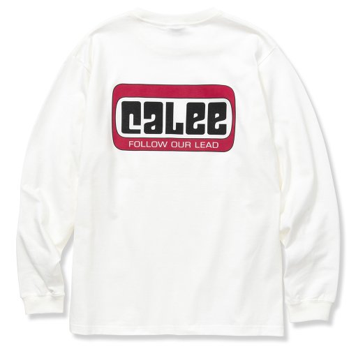 他の写真2: CALEE/CALEE Box logo L/S t-shirt（ホワイト）［プリント長袖T-22春夏］