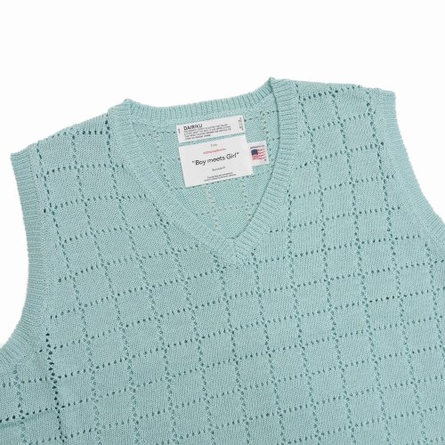 他の写真3: DAIRIKU/"A.J." Knit Vest（ユースブルー） 【50%OFF】［ニットベスト-22春夏］
