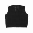 画像2: DAIRIKU/"A.J." Knit Vest（ブラック） 【40%OFF】［ニットベスト-22春夏］ (2)