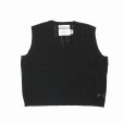 画像1: DAIRIKU/"A.J." Knit Vest（ブラック） 【40%OFF】［ニットベスト-22春夏］ (1)