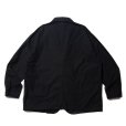 画像2: COOTIE PRODUCTIONS/Garment Dyed Lapel Jacket（ブラック）［ラペルJKT-22春夏］ (2)
