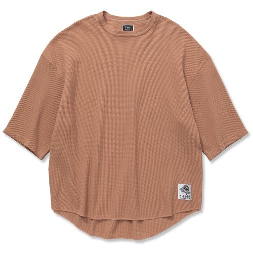 他の写真1: CALEE/Drop shoulder M/S waffle t-shirt（ピンク）［ドロップショルダーサーマル5分袖T-22春夏］