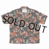 DAIRIKU/"Tiger" Open Coller Shirt（ブラック） 【40%OFF】［タイガーオープンカラーシャツ-22春夏］