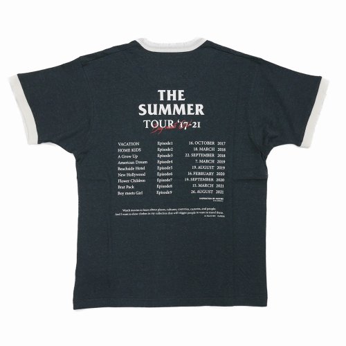 他の写真2: DAIRIKU/"The Summer Tour" Trim Tee（ホワイト&ブラック）［トリムT-22春夏］