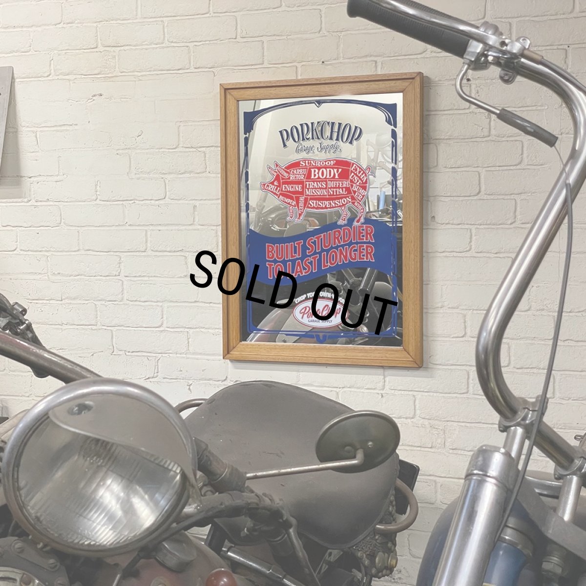 画像12: PORKCHOP/PUB MIRROR（WOOD）［パブミラー-22秋冬］ (12)