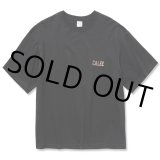 CALEE/Drop shoulder logo embroidery t-shirt（ブラック）［ドロップショルダーT-22春夏］