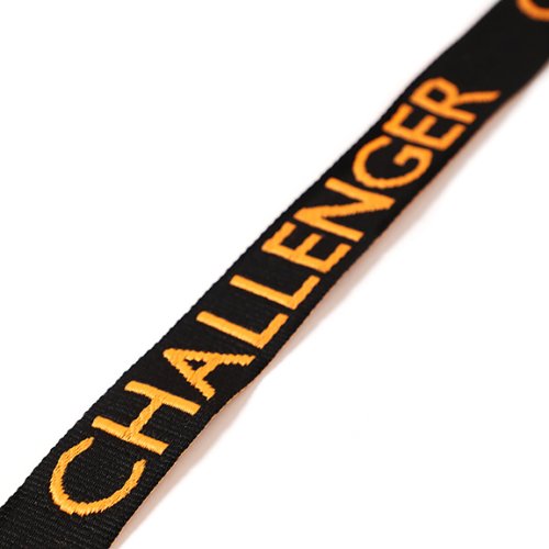他の写真3: CHALLENGER/LOGO JACQUARD NECK STRAP（BLACK×ORANGE）［ネックストラップ-22秋冬］