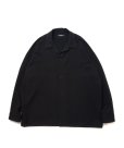画像1: ROTTWEILER/OPEN COLLAR SHIRT（BLACK）［オープンカラーシャツ-22秋冬］ (1)