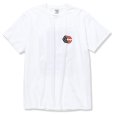画像2: CALEE/Stretch trade mark logo t-shirt（ホワイト）［プリントT-22春夏］ (2)