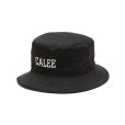 画像1: CALEE/Twill calee logo bucket hat（ブラック/ホワイト）［バケットハット-22春夏］ (1)