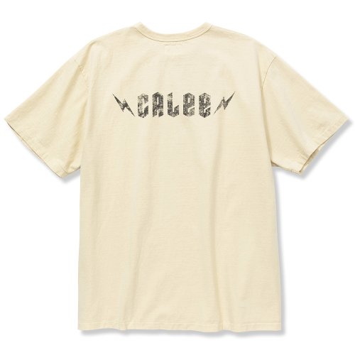 他の写真2: CALEE/Binder neck unavoidable vintage t-shirt（ベージュ）［プリントT-22春夏］
