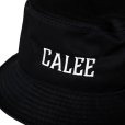 画像3: CALEE/Twill calee logo bucket hat（ブラック/ホワイト）［バケットハット-22春夏］ (3)