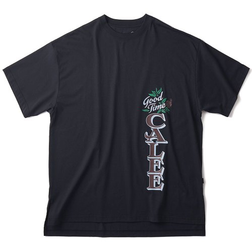 他の写真1: CALEE/×SHELTECH CALEE Logo tail cut drop shoulder（T-shirt B）（ブラック）［ドロップショルダーT-22春夏］