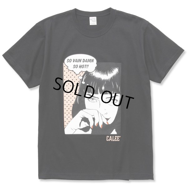 画像1: CALEE/Girl friend t-shirt（ブラック） 【30%OFF】［プリントT-22春夏］