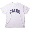 画像1: CALEE/×SHELTECH CALEE Logo tail cut drop shoulder（T-shirt A）（ホワイト）［ドロップショルダーT-22春夏］ (1)