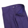 画像4: DAIRIKU/"Straight" Pressed Pants（Purple） 【40%OFF】［"ストレート"スタプレパンツ-22秋冬］ (4)