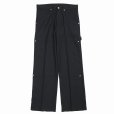 画像2: DAIRIKU/"Painter" Pressed Pants（Black）［"ペインター"スタプレパンツ-23秋冬］ (2)