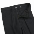 画像4: DAIRIKU/"Straight" Pressed Pants（Black）［"ストレート"スタプレパンツ-22秋冬］ (4)