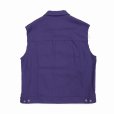 画像2: DAIRIKU/"Regular" Polyester Vest（Purple）［ポリエステルベスト-22秋冬］ (2)