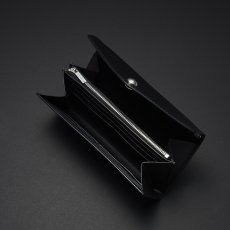 画像2: ANTIDOTE BUYERS CLUB/Trucker Long Wallet（Black-Smooth Leather） (2)