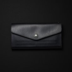 画像1: ANTIDOTE BUYERS CLUB/Trucker Long Wallet（Black-Smooth Leather） (1)