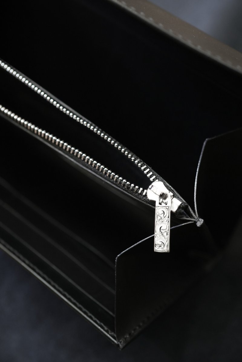 画像3: ANTIDOTE BUYERS CLUB/Trucker Long Wallet(Black-Smooth Leather)