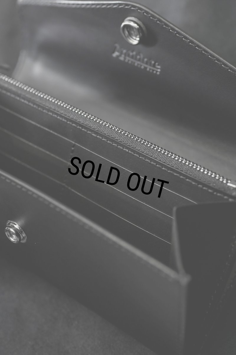 画像3: ANTIDOTE BUYERS CLUB/Trucker Long Wallet（Black-Smooth Leather） (3)