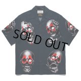 WACKO MARIA/56 TATTOO STUDIO / HAWAIIAN SHIRT S/S（NAVY）［ハワイアンシャツ-22秋冬］