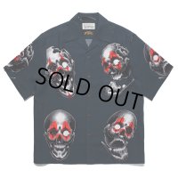 WACKO MARIA/56 TATTOO STUDIO / HAWAIIAN SHIRT S/S（NAVY）［ハワイアンシャツ-22秋冬］