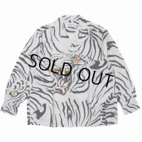 WACKO MARIA/TIM LEHI / HAWAIIAN SHIRT L/S（GRAY）［ハワイアンシャツ-22秋冬］