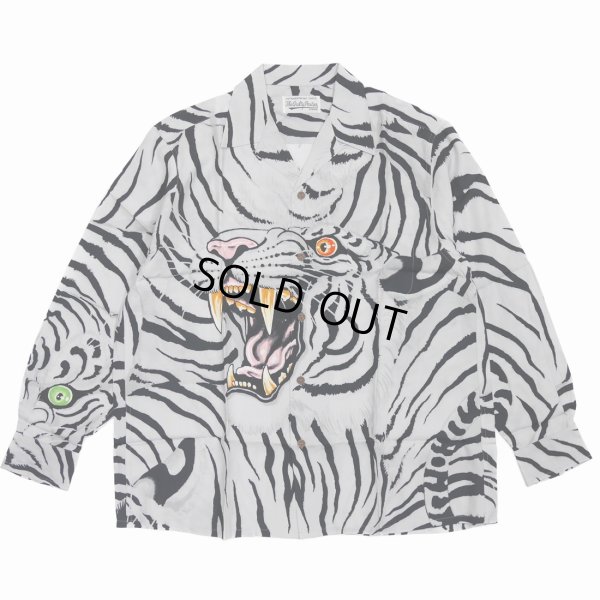 画像1: WACKO MARIA/TIM LEHI / HAWAIIAN SHIRT L/S（GRAY）［ハワイアンシャツ-22秋冬］