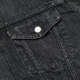 画像4: CALEE/Vintage reproduct 3rd type denim jacket -used black-（Used Black）［3rdタイプデニムJKT-22秋冬］