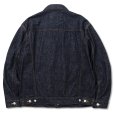 画像2: CALEE/Vintage reproduct 3rd type denim jacket -one wash-（Ow Indigo Blue）［3rdタイプデニムJKT-22秋冬］ (2)