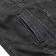 画像5: CALEE/Vintage reproduct 3rd type denim jacket -used black-（Used Black）［3rdタイプデニムJKT-22秋冬］